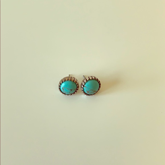 Lucky Brand Turquoise Stud Earrings - Picture 1 of 1